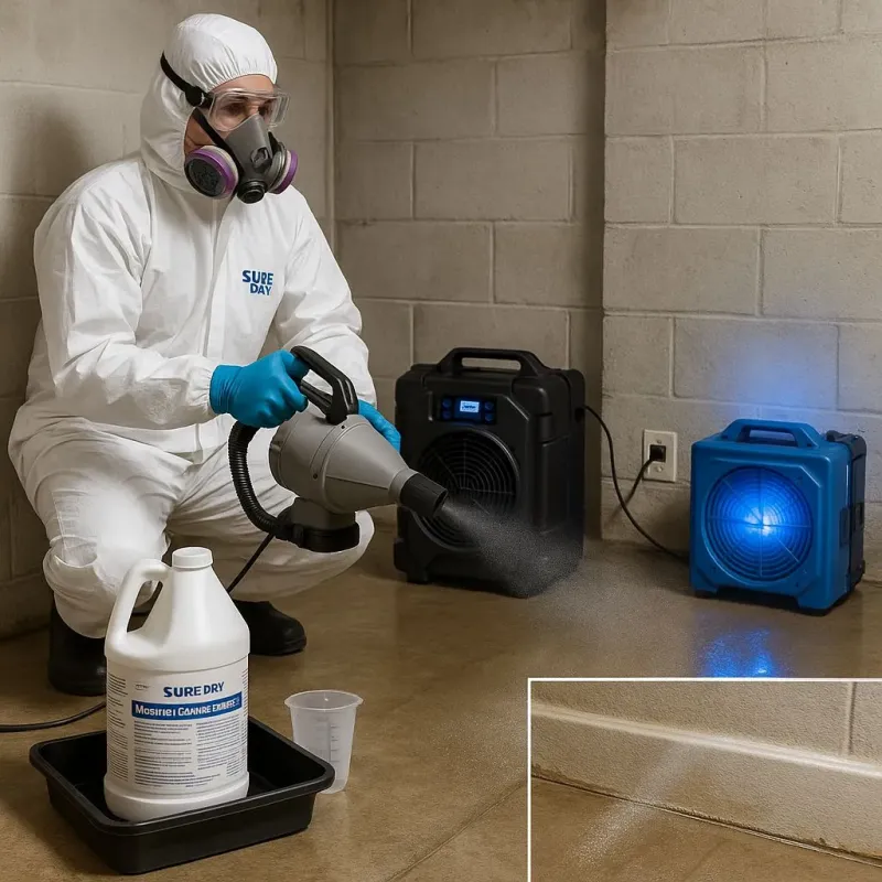 Sanitization and Odor Removal process in Mount Gilead, OH